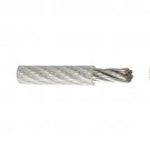 Wire rope 7x7 (PVC coated) clear stainless steel