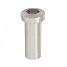 ESS dome case nut with internal thread and hexagon socket, right stainless steel