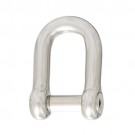 Straight D-shackle with hexagon socket Stainless steel