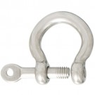 Bow shackle with captive pin Stainless steel