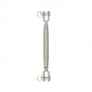Turnbuckle with two forks long version stainless steel