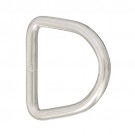 D-Ring, welded and polished stainless steel