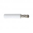 Wire rope 7x7 (PVC coated) white stainless steel