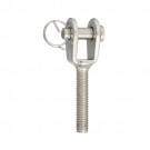 ESS threaded jaw, left thread stainless steel