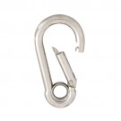 Spring hook with eyelet stainless steel