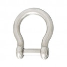 Straight bowl shackle with hexagon socket stainless steel 