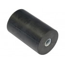 Side guide roller, rubber 100mm with pipe
