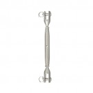 Turnbuckle with two forks, milled forkhead stainless steel